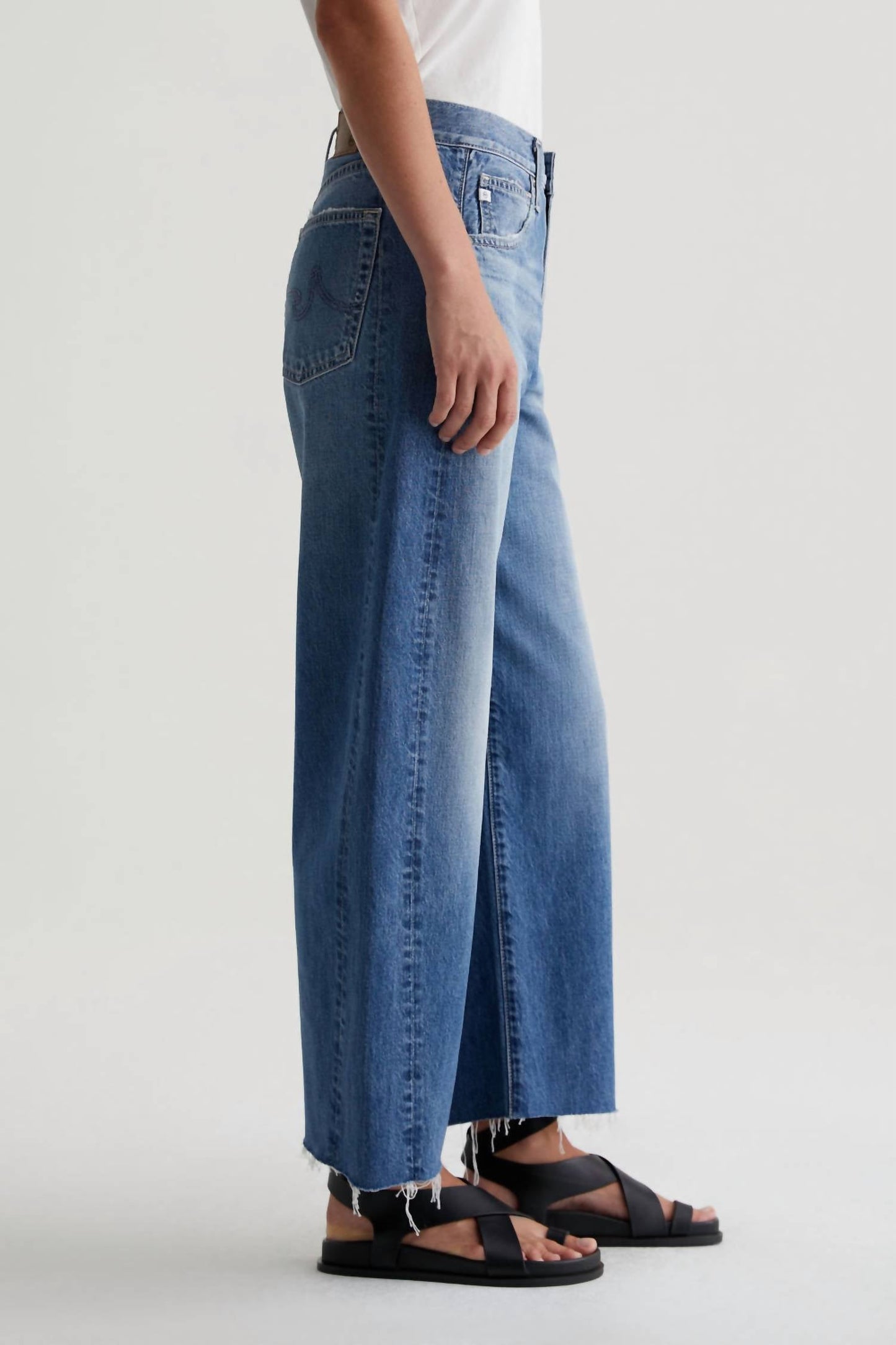 Ag Jeans - Hattie High Rise Crop Barrel Jeans