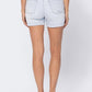 Judy Blue - High-rise Cuffed Printed Lining Shorts