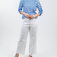 Mac - Chiara Crop Flower Pants