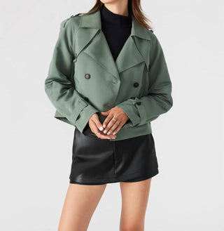 Steve Madden - Sirus Cropped Trench Jacket