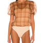 Cami Nyc - Bethany Puff Sleeves Bodysuit