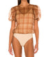 Cami Nyc - Bethany Puff Sleeves Bodysuit