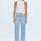 Pistola - Kacey Mid Rise Cuffed Straight Jean