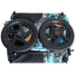 Outdoor Heavy Duty Collapsible Pet Bike Trailer with 16-Inch Wheels