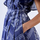 Beyond By Vera - Leni V Neck Midi Dress