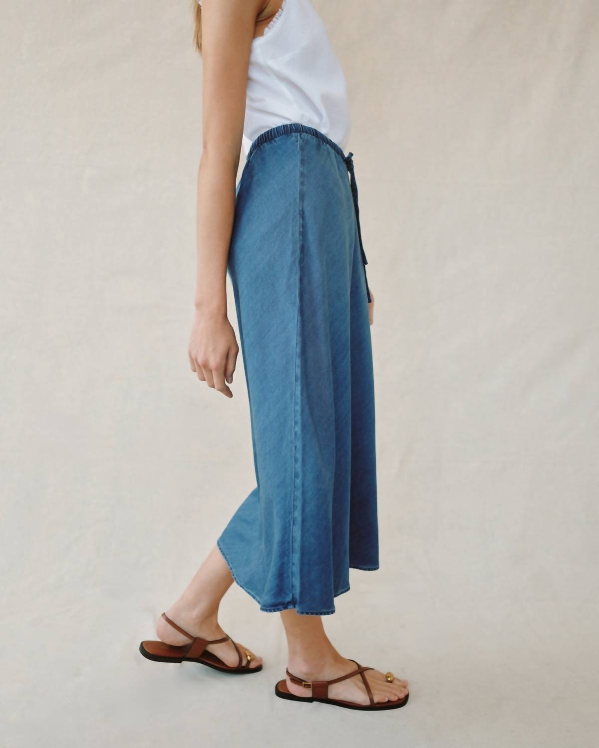 Bella Dahl - Bias Tie Midi Skirt