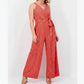 41 Hawthorn - Polka Dot Wide Leg V-neck Jumpsuit