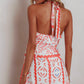 One And Only Collective - Mosaic Halterneck Mini Dress