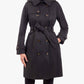 London Fog - Double Breasted Trench With Button Off Hood