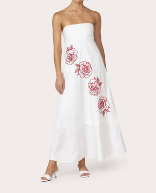 Lusana - Timothy Poplin Maxi Dress