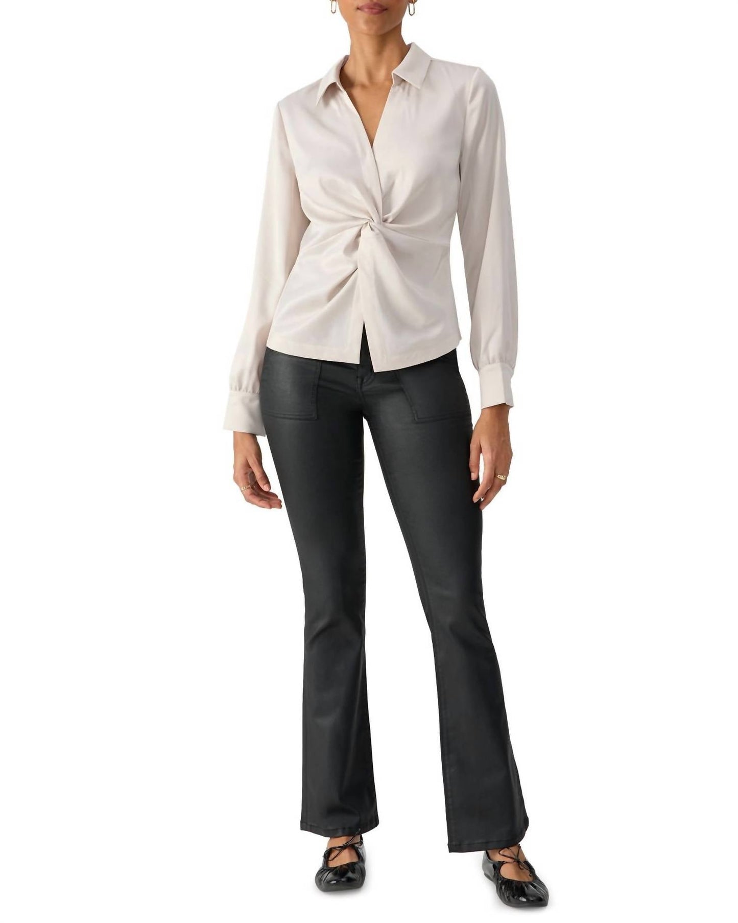 Sanctuary - Easy On Me Satin Blouse