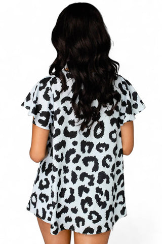 Buddylove - AVRIL FLUTTER SLEEVE V-NECK TOP