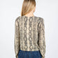 Frame - Cashmere Snake Cardigan