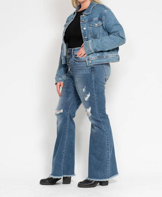 Judy Blue - Classic Vintage Wash Denim Jacket