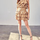 Do+Be - Smocked Waist Ruffle Romper