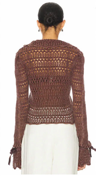 Free People - Pointelle Pullover Top