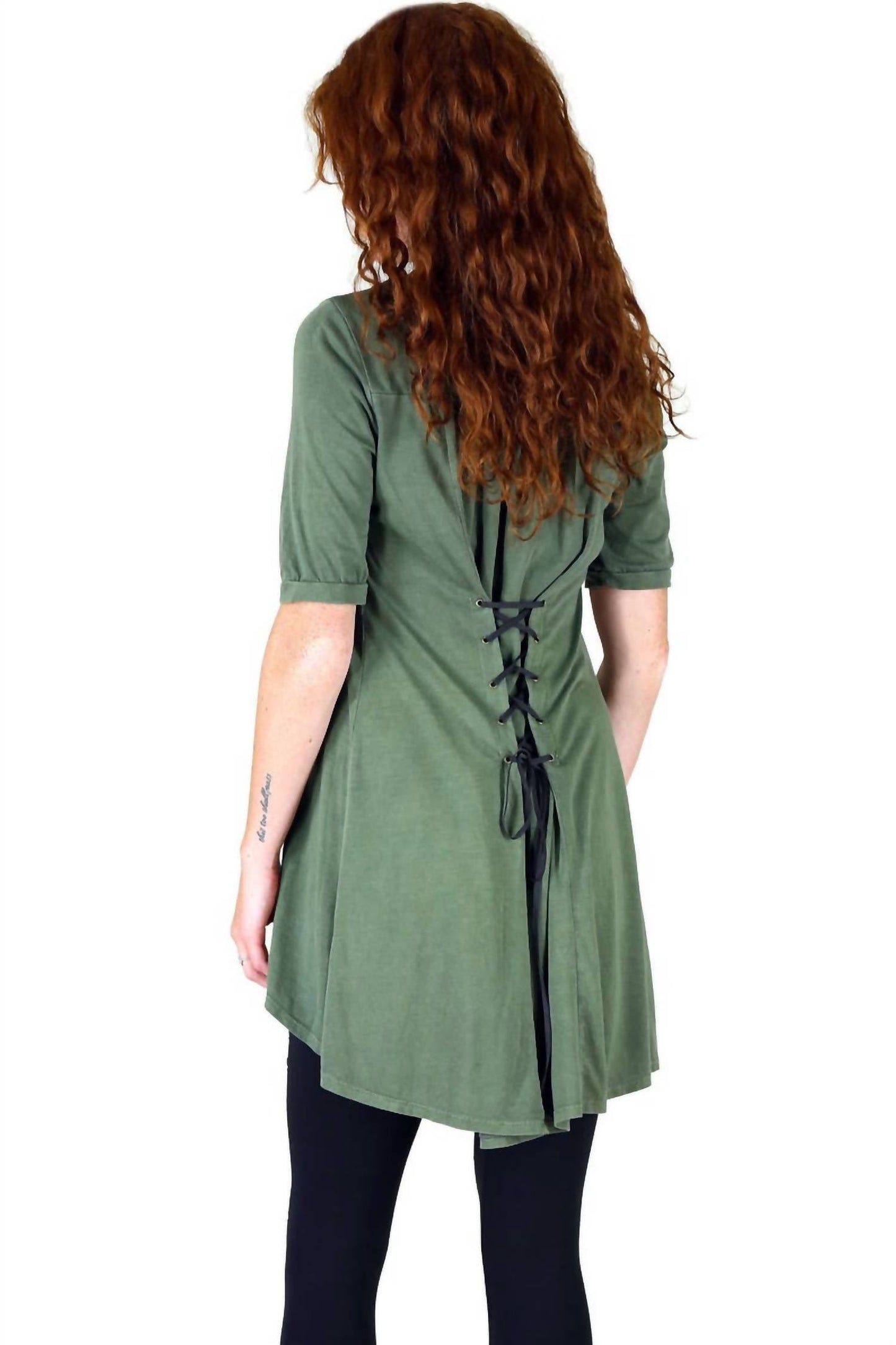 Tough Luv - Corset Back Cotton Jersey