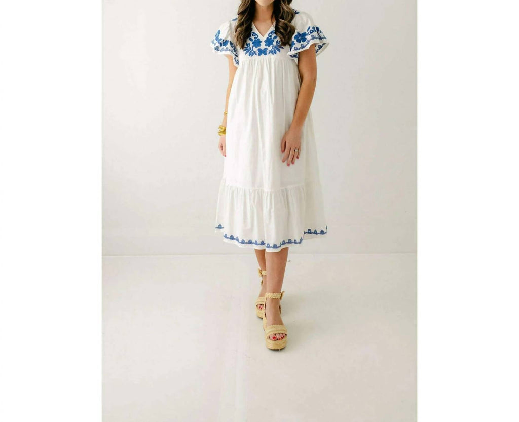 Thml - Blossom Embroidery Dress - Plus Thml - Blossom Embroidery Dress - Plus