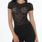 Brooklyn Isles - Lace Short Sleeve Tee