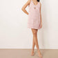 Arrange - Wave Textured Sleeveless V-neck Dress