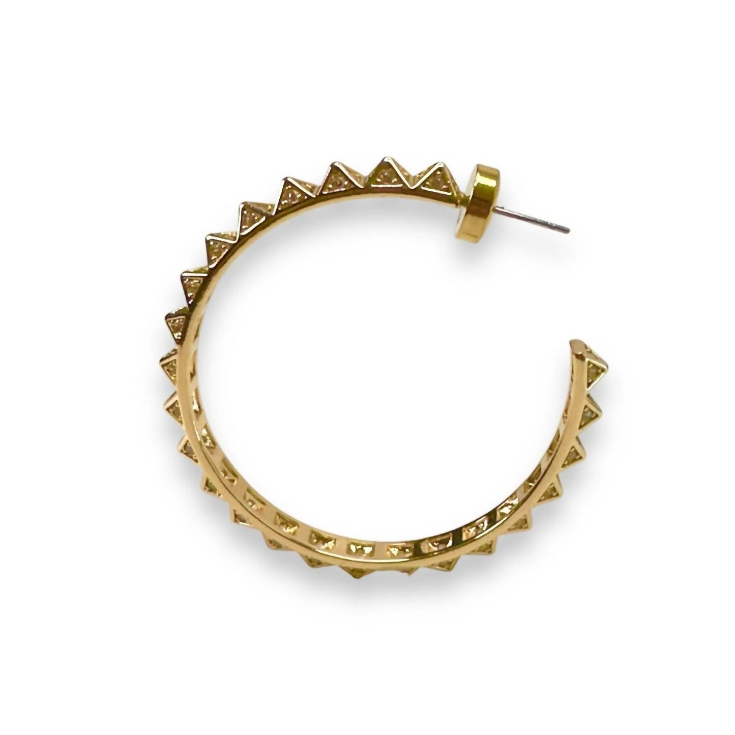 Jagged Halo Jewelry - Women's Ayla Hoop Earrings