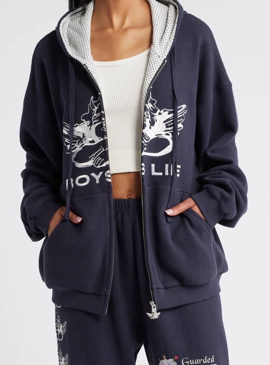 Boys Lie - Guarded Angel Cotton Hoodie