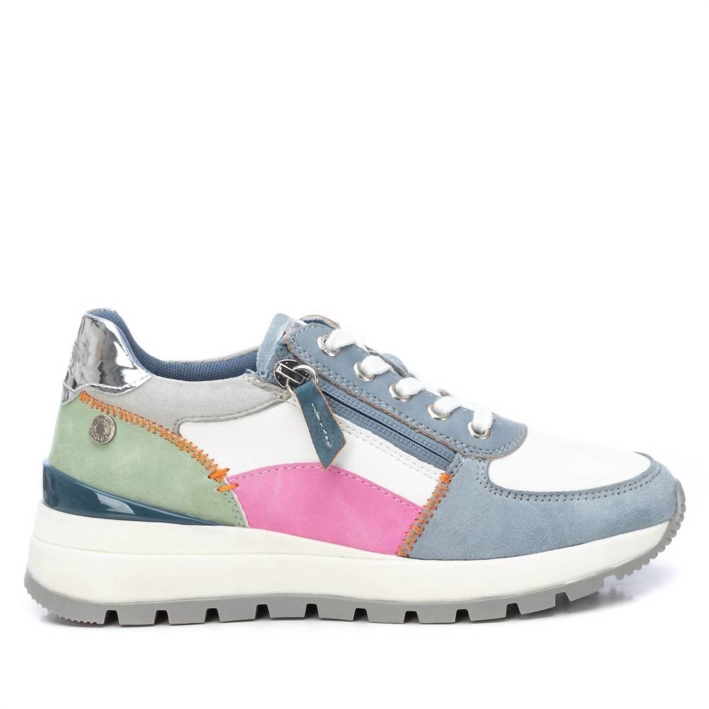 Xti - Women's Casual Sneakers With Side Zipper