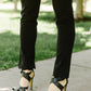 Lysse - Scalloped Low Rise Tate Ankle Pant
