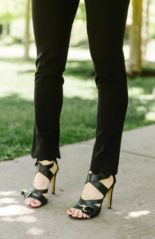 Lysse - Scalloped Low Rise Tate Ankle Pant