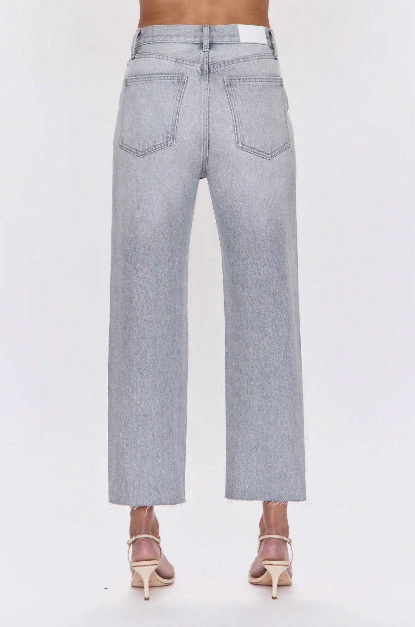 Pistola - Cassie Crop Super High-rise Straight Jeans
