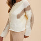 Anniewear - Color Block Chunky Sweater Top