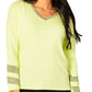 French Kyss - Long Sleeve Love V-Neck Top