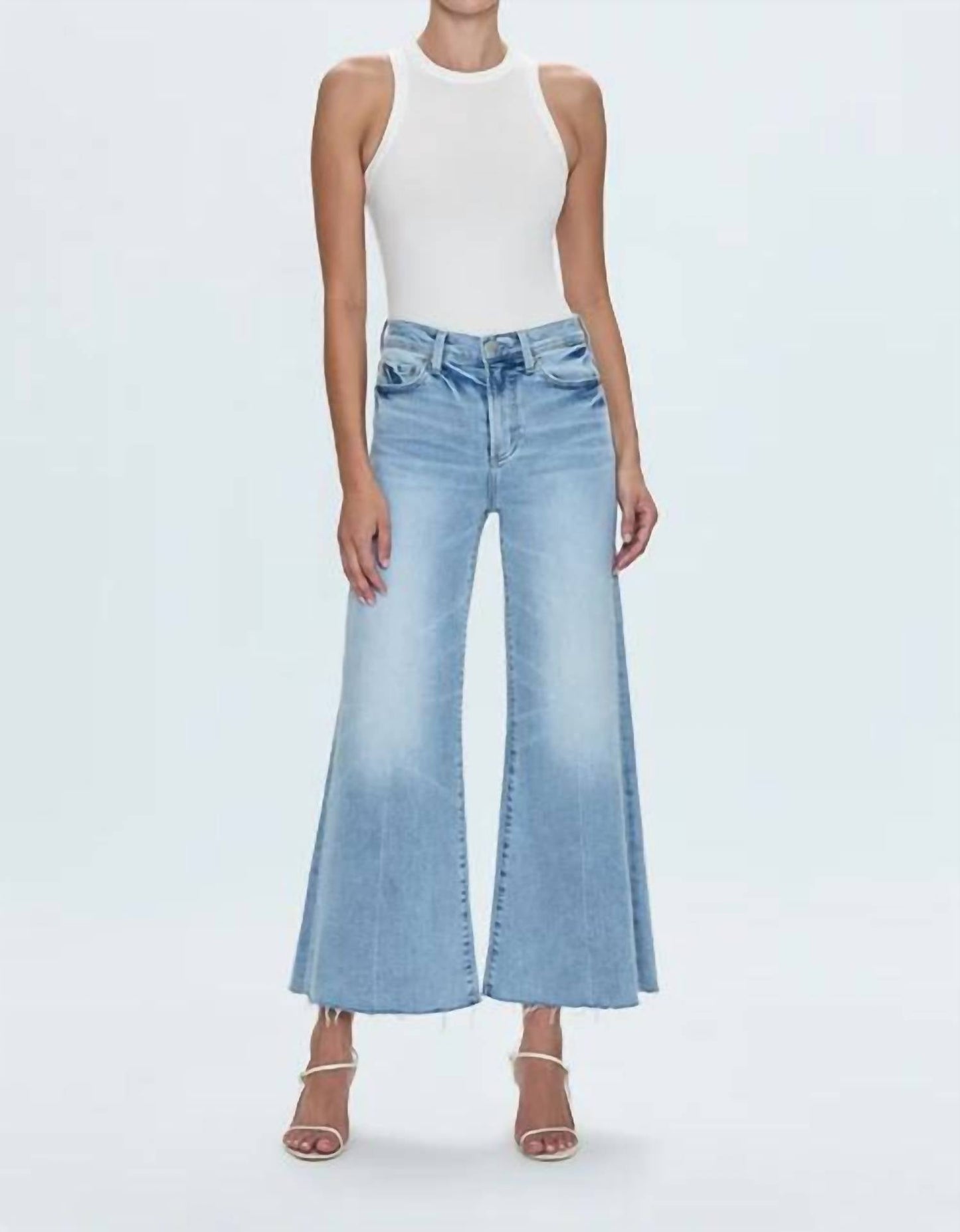 Pistola - IZZY MID RISE WIDE LEG CROP