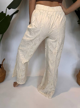 Free People - Emma Embroidered Pants