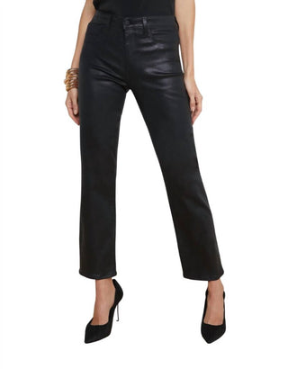 L'Agence - Ginny High Rise Straight Jeans