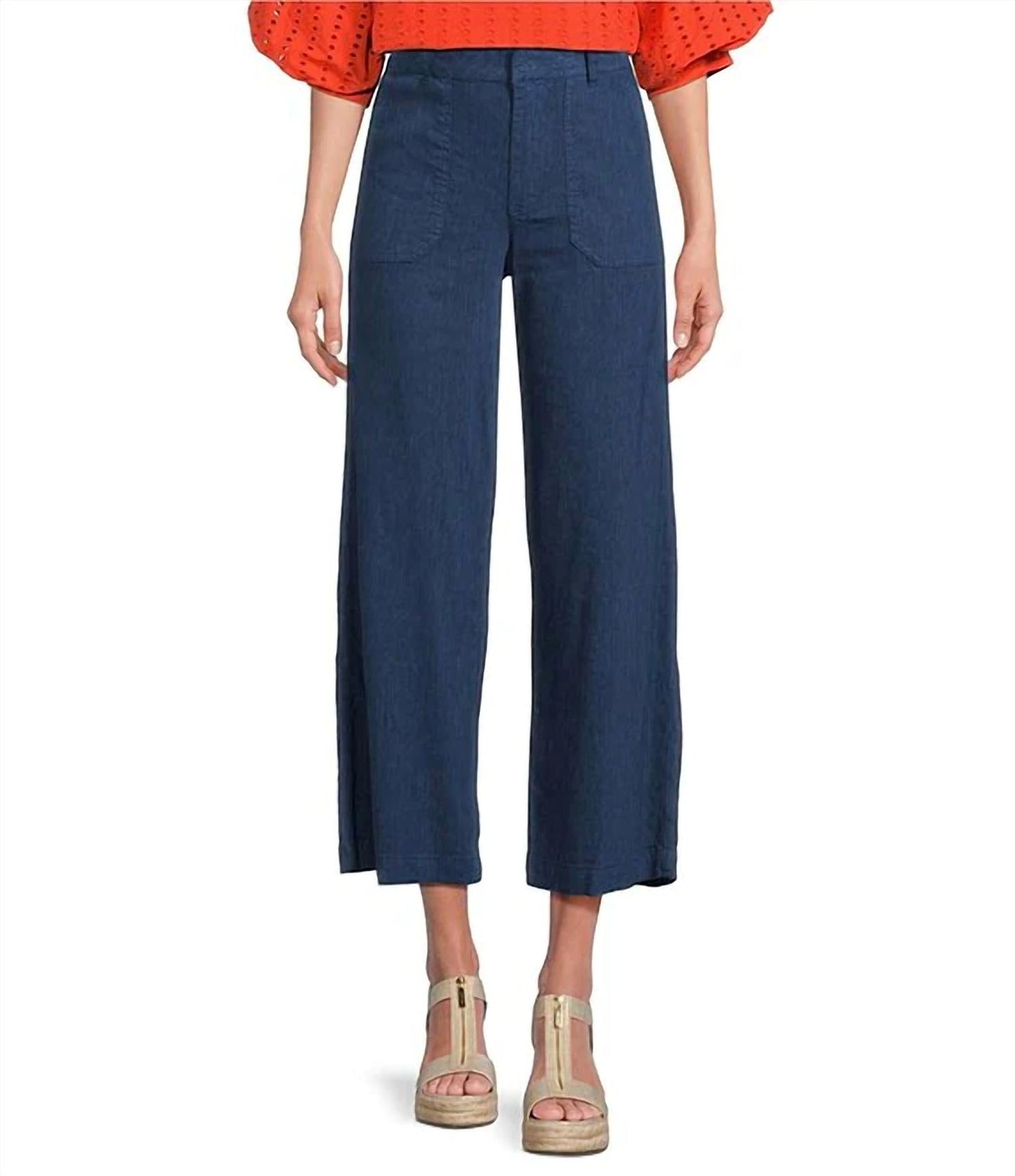 Kut From The Kloth - Topaz Linen High Rise Wide Leg Pants