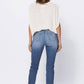 Judy Blue - High Waist Cuffed Boyfriend Jeans