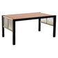U_Style Multi-person Outdoor Iron Sofa Set with Table