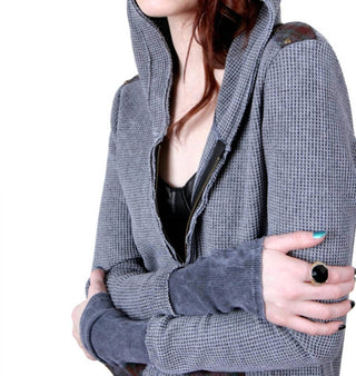 Tough Luv - 90's Seattle Thermal Tunic Hoodie