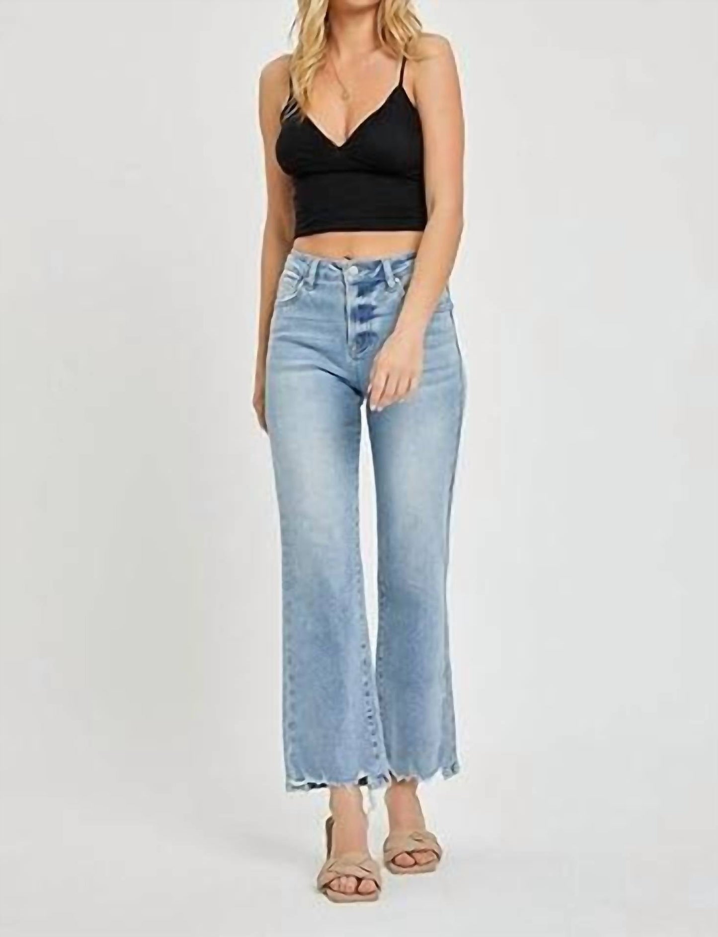 Risen - High Rise Relaxed Straight Jean