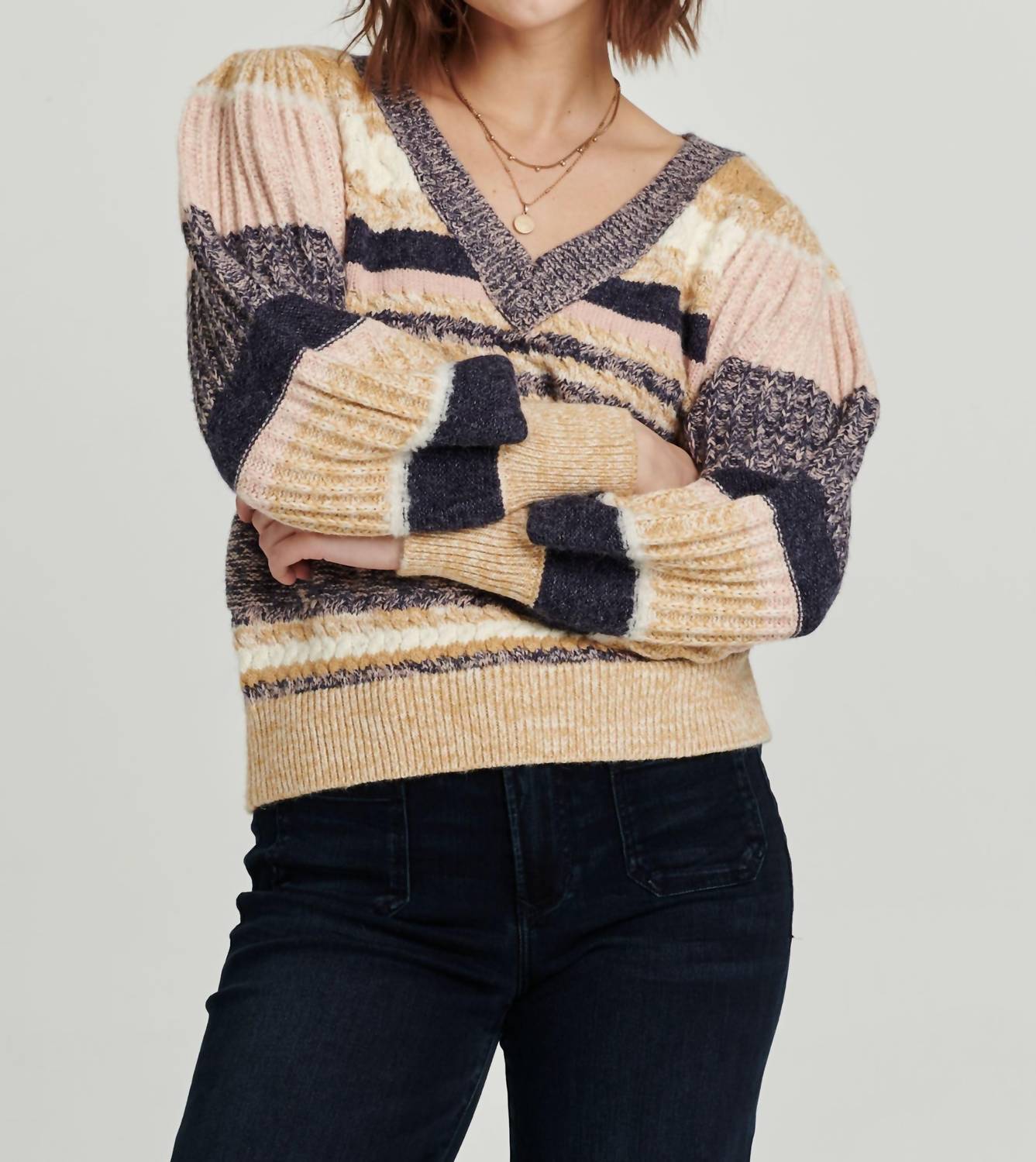 Another Love - Geneva Puff Sleeve Sweater