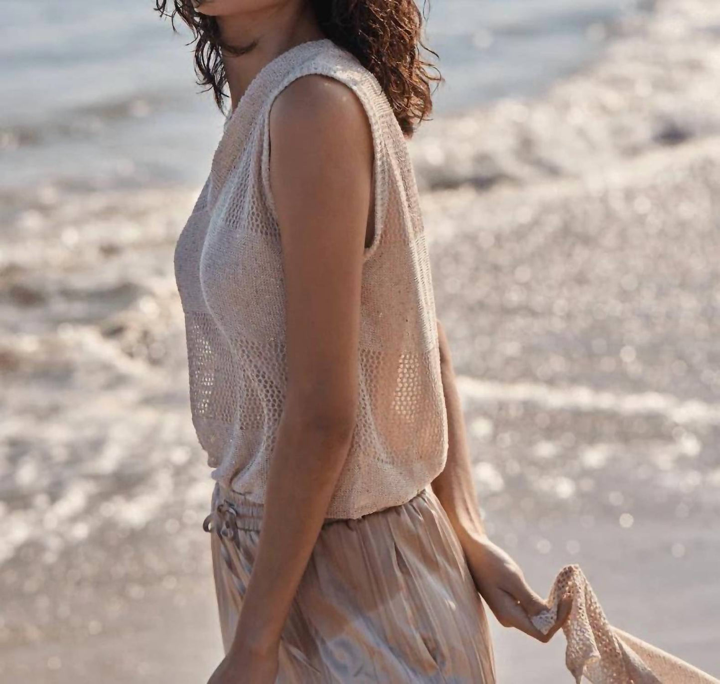 Lysse - Sequin V-Neck Shell Top