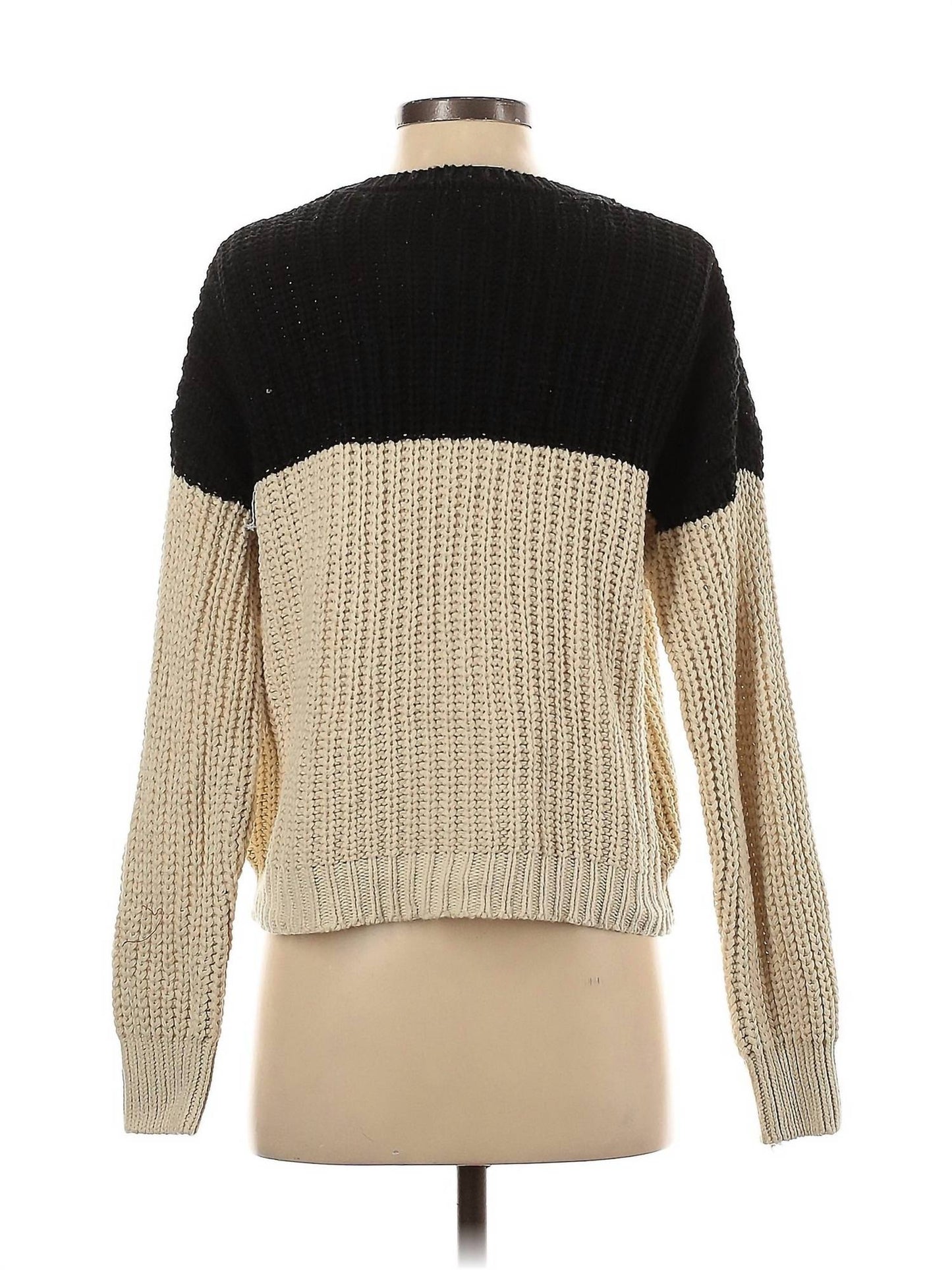 Miou Muse - Women's Colorblock Sweater Top