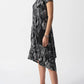Joseph Ribkoff - Sketch Print Short Sleeve Dress