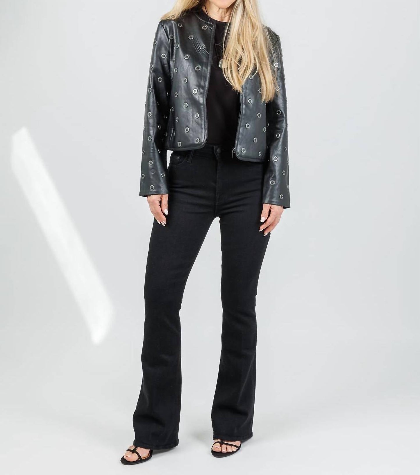 Lysse - Women's Geneva Grommet Vegan Leather Jacket