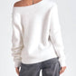 Elan - Angela Off the Shoulder Sweater Top
