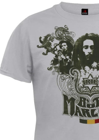 Bob Marley - Men's Irie Crest Soft Short Sleeve T-shirt