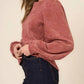 Project Social T - Just Because Chenille Longsleeve