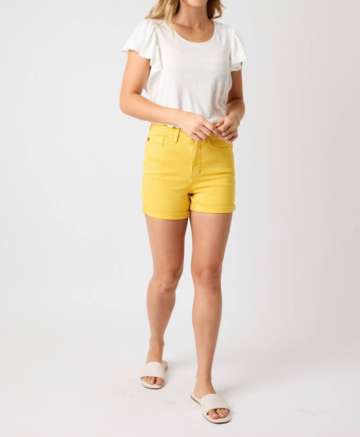 Judy Blue - High Waist Tummy Control Shorts