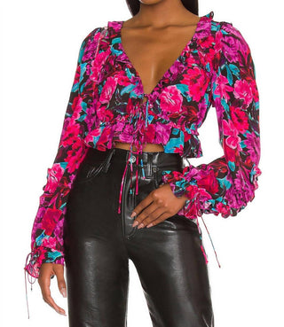 For Love & Lemons - Scarlett Blouson Sleeves Top